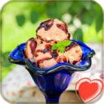 ice cream recipes android application logo